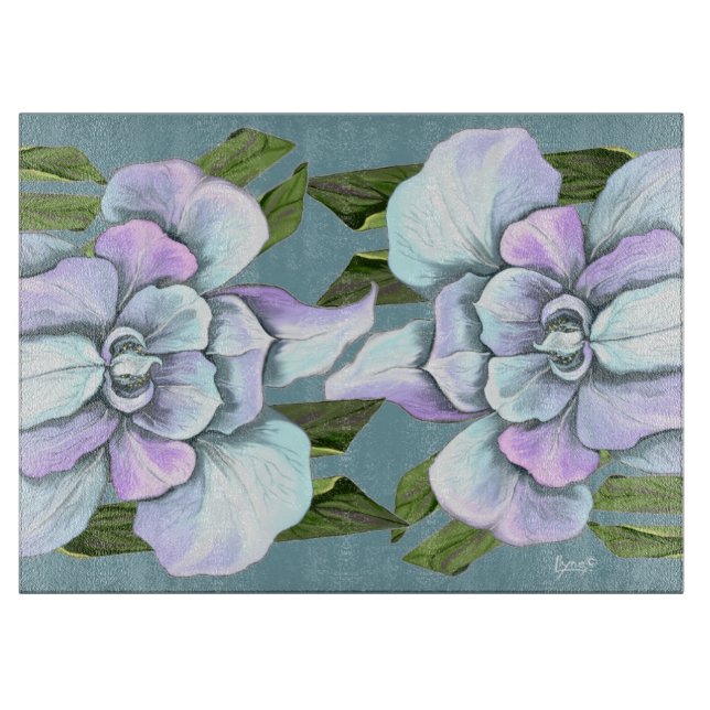 Smeraldo flower cutting board (Front)