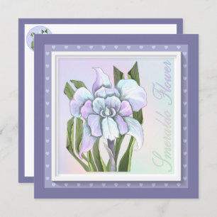 Smeraldo Flower Flat Card
