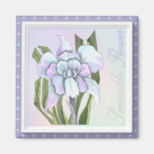 Smeraldo flower magnet