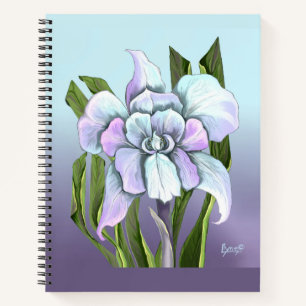 Smeraldo flower notebook