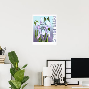 Smeraldo flower Poster