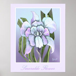 Smeraldo flower Poster