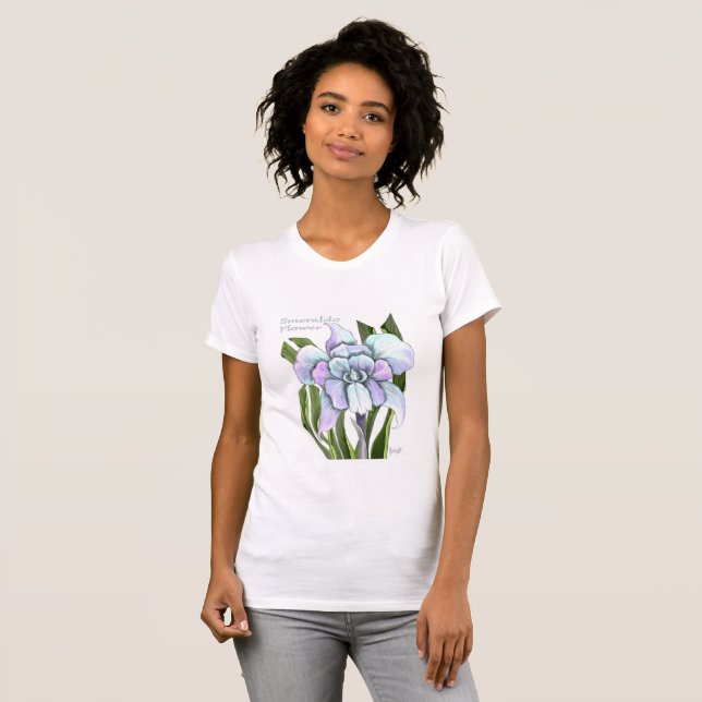 Smeraldo Flower T-Shirt (Front Full)