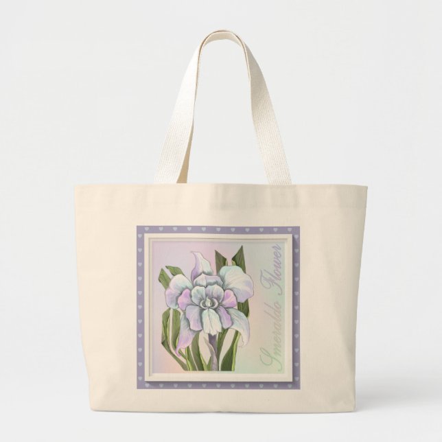 Smeraldo flower Tote Bag (Front)