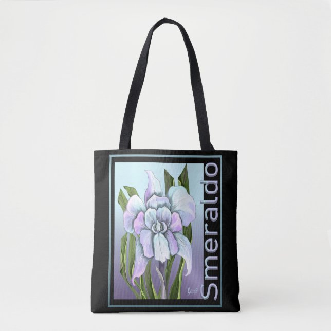 Smeraldo flower Tote Bag (Front)