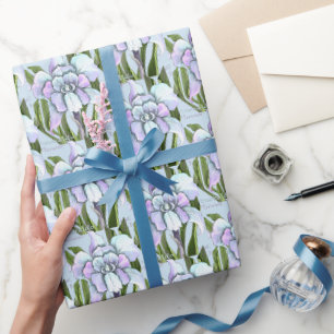 Smeraldo flower wrapping paper
