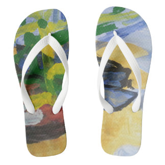 Smeraldo Gallery "Fishing Boats" Flip Flops