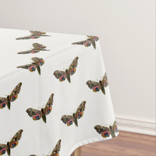 Smerinthus ocellata - Eyed Hawk-Moth - Colour Imag Tablecloth