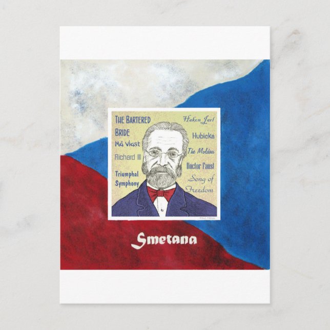 Smetana Postcard (Front)