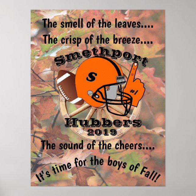 Smethport Hubbers Boys of Fall Poster (Front)