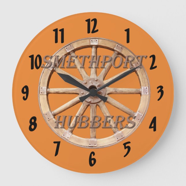 Smethport Hubbers Fan Clock (Front)