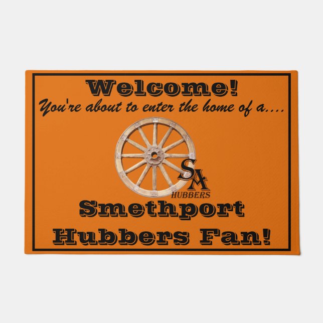 Smethport Hubbers Large Welcome Mat (Front)