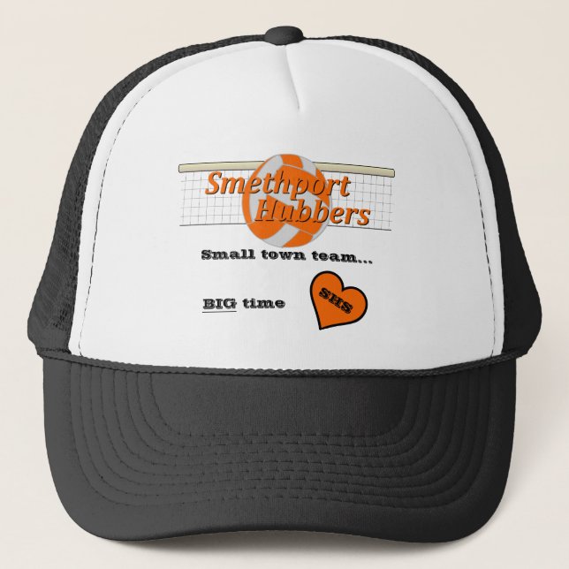 Smethport Hubbers Volleyball Fan Trucker Hat (Front)