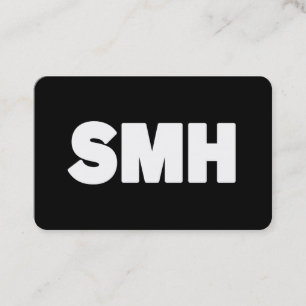 SMH   Text Slang Business Card