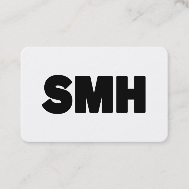 SMH | Text Slang Business Card (Front)