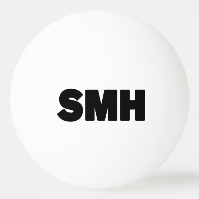 SMH | Text Slang Ping Pong Ball (Front)