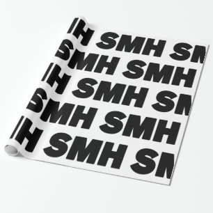 SMH   Text Slang Wrapping Paper