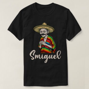 Smiguel Mexican Funny Mexican Sombrero T-Shirt