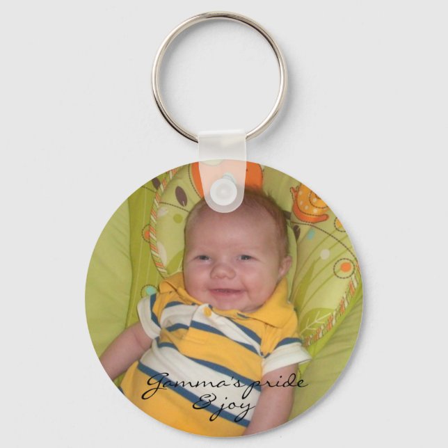 smile-2, Gamma's pride, & joy Key Ring (Front)