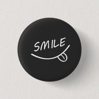Smile 3 Cm Round Badge