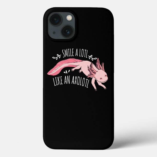 Smile A Lotl Axolotl Lurch Case-Mate iPhone Case (Back)