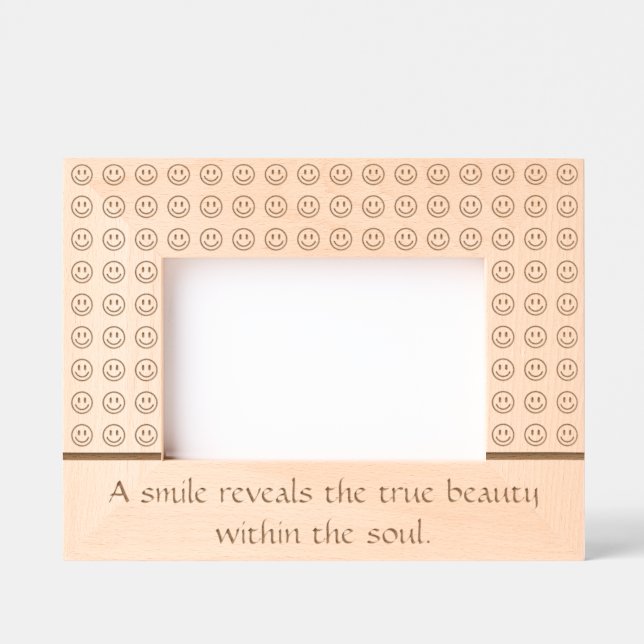 Smile – A Smile Reveals Etched Frames (Front)