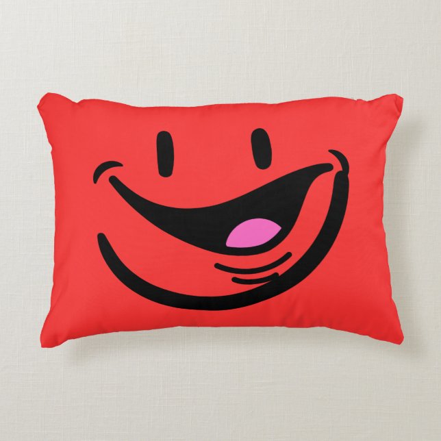 Smile Accent Pillow (Front)