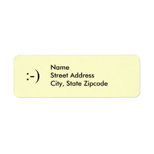 Smile ~ Address Label