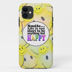 Smile and be Happy iPhone 11 Case