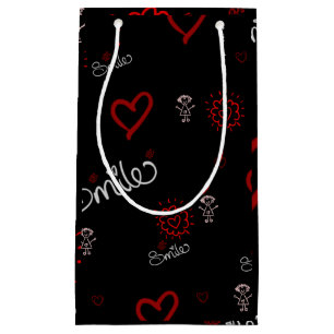 Smile And Be Happy Small Gift Bag