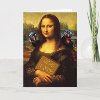 Smile And Eat Tofurkey Holiday Card