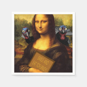 Smile And Eat Tofurkey Napkin