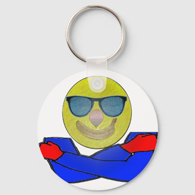 Smile and Hugs Key Ring (Front)