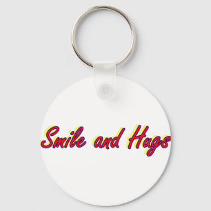 Smile and Hugs Key Ring