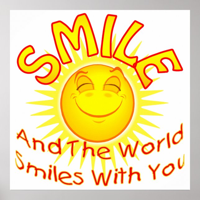 Smile and the World Smiles with You (2) Poster (Front)
