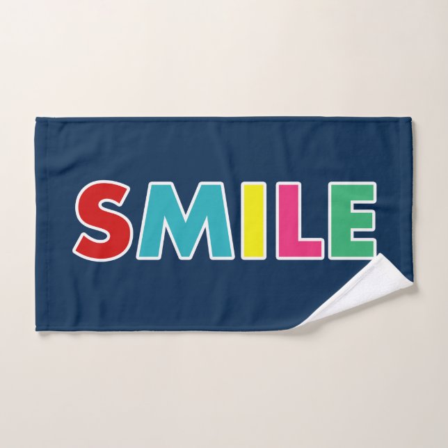 Smile! Bath Towel Set (Hand Towel)