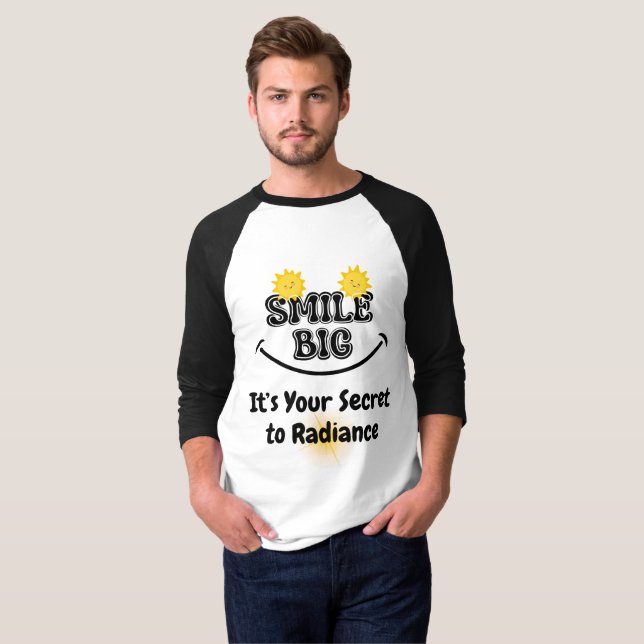 Smile Big Live Bold T-Shirt (Front Full)