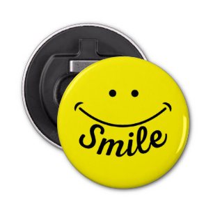 Smile bottle opener