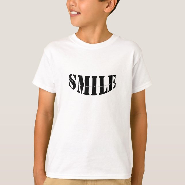 smile braces - kids t-shirt (Front)