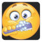 Smile - Brush Your Teeth  Sticker