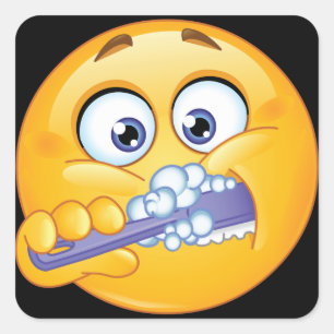 Smile - Brush Your Teeth  Sticker