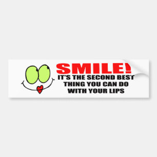 Smile Bumper Sticker
