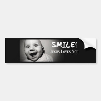 SMILE! BUMPER STICKER