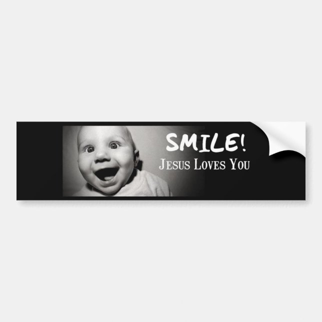 SMILE! BUMPER STICKER (Front)