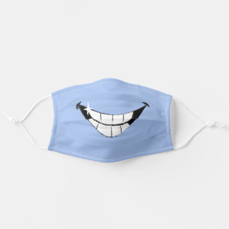 Smile - Cartoon Hollywood Dental Smile, Face Mask