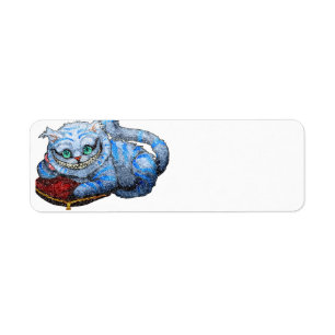 SMILE CAT SMILING REURN ADDRESS LABELS