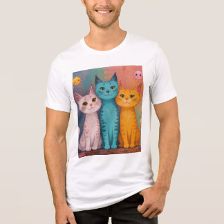 smile cats Tri-Blend shirt