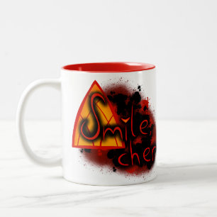 Smile, Cher :) Two-Tone Coffee Mug