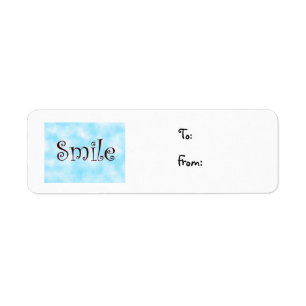 Smile-christmas label