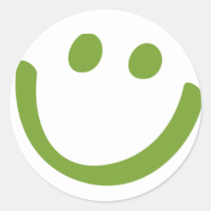 Smile! Classic Round Sticker